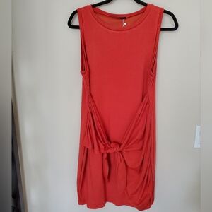 Amazon Women's Mini Dress in Rust Orange